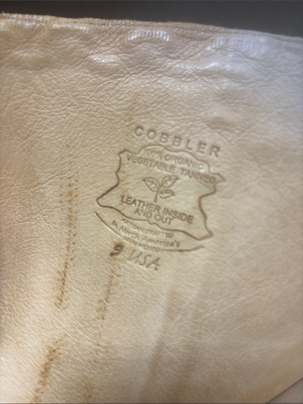 Bed Stu Cobbler Tan Leather Riding Boots with Buckle Detail - Picture 8 of 9